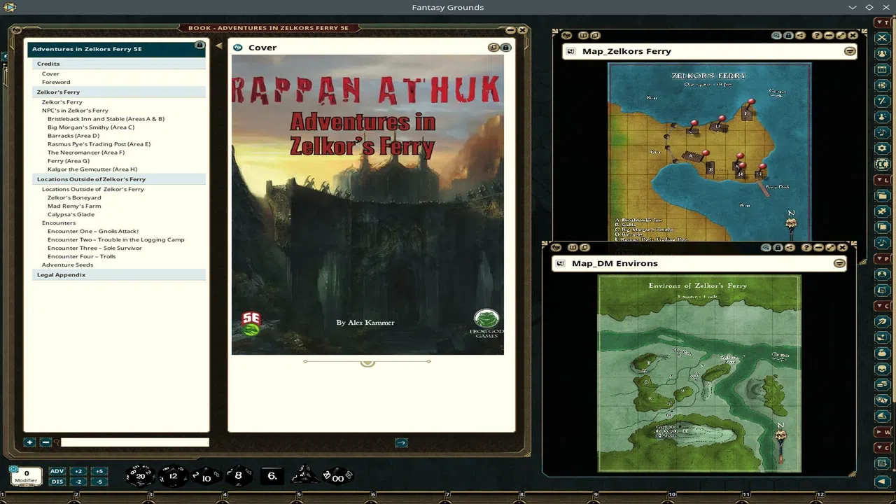 Fantasy Grounds - Rappan Athuk - Adventures in Zelkor's Ferry Screenshot 0