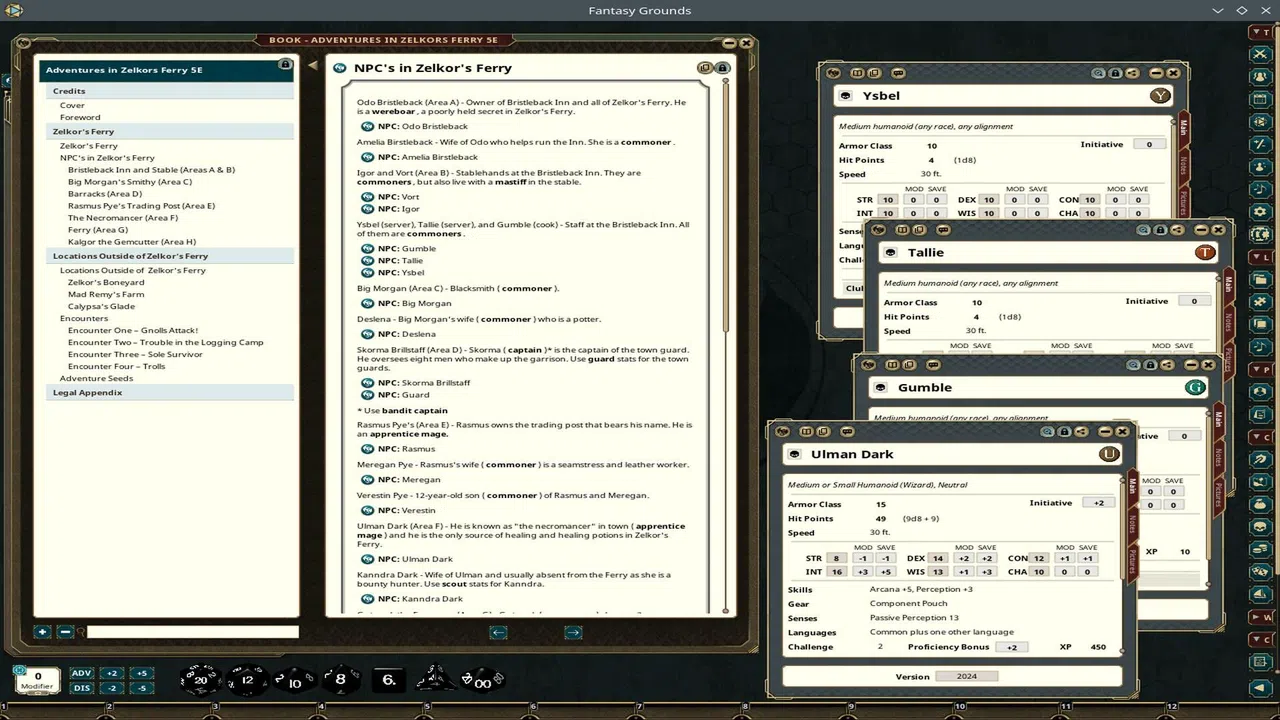 Fantasy Grounds - Rappan Athuk - Adventures in Zelkor's Ferry Screenshot 1