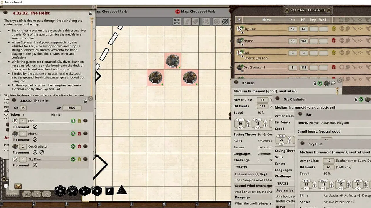 Fantasy Grounds - D&D Adventurers League EB-07 Song of the Sky Screenshot 0