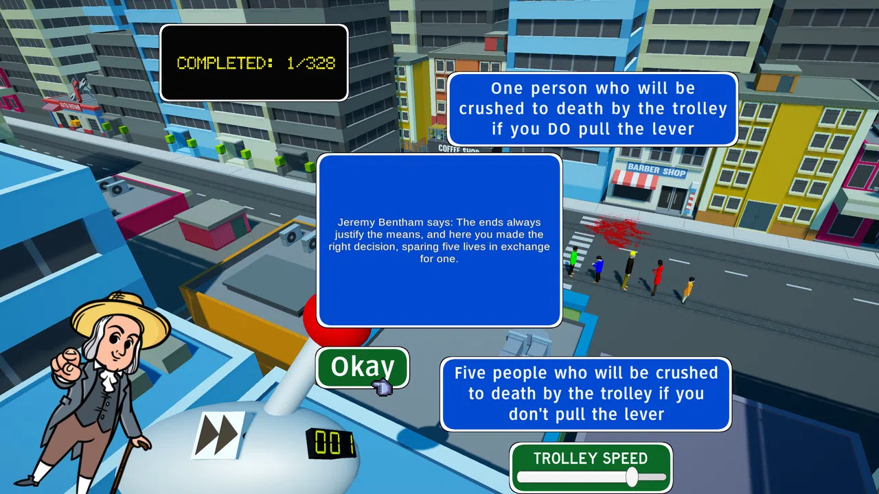The Trolley Problem Game Screenshot 2