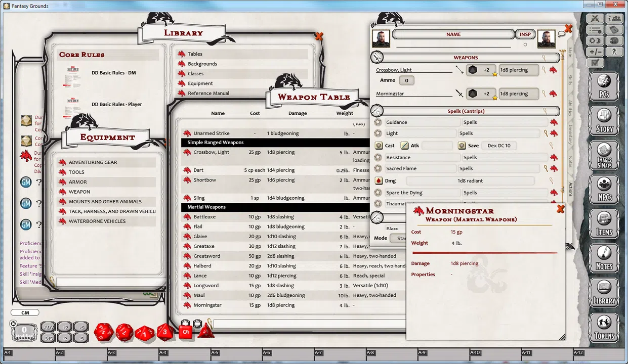 Fantasy Grounds - D&D Basic Rules and Theme Screenshot 1