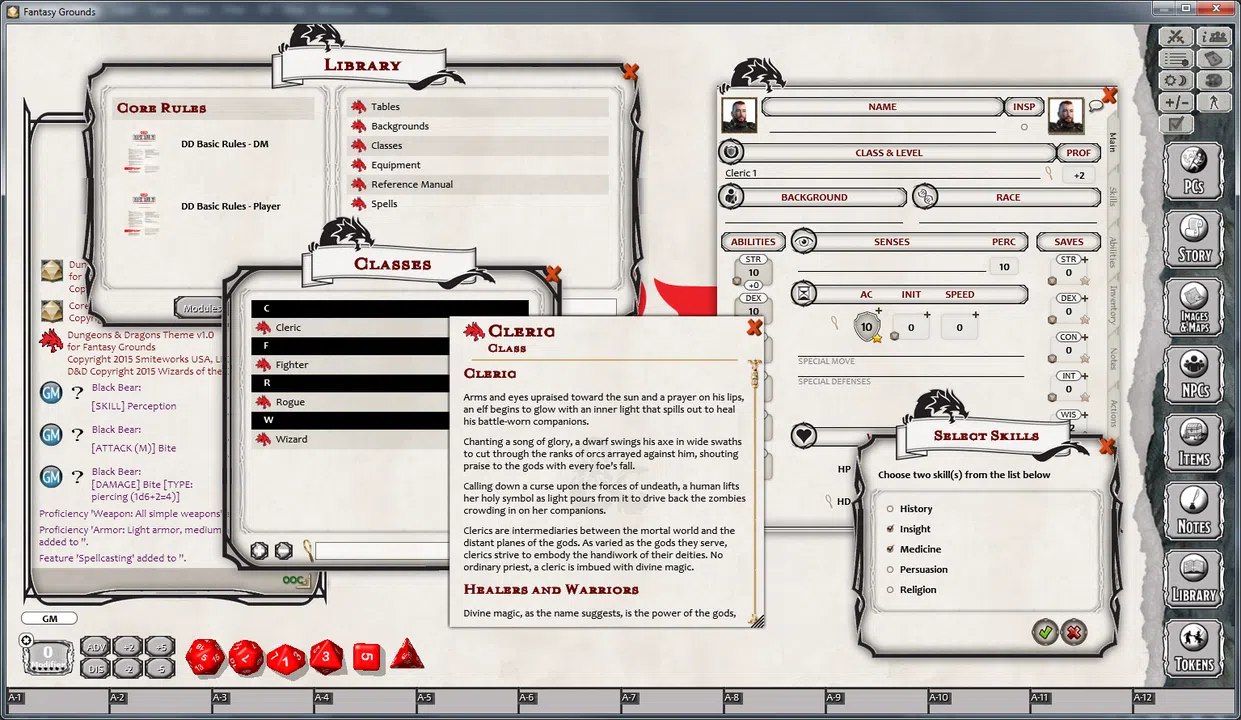 Fantasy Grounds - D&D Basic Rules and Theme Screenshot 3