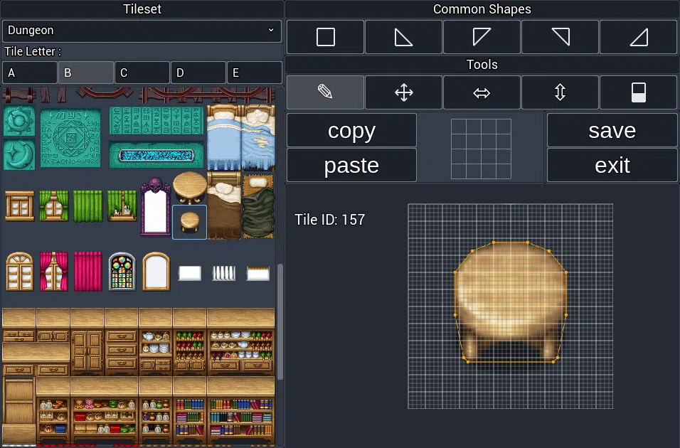 RPG Maker MZ - Rosedale Collision Altering Plugin Screenshot 2