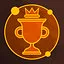 Ride eternal, shiny and chrome icon