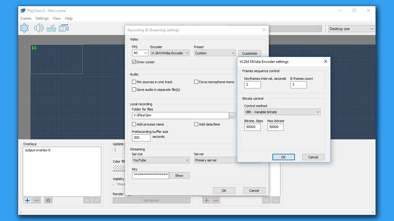 PlayClaw :: Overlays, Game Recording & Streaming Screenshot 3