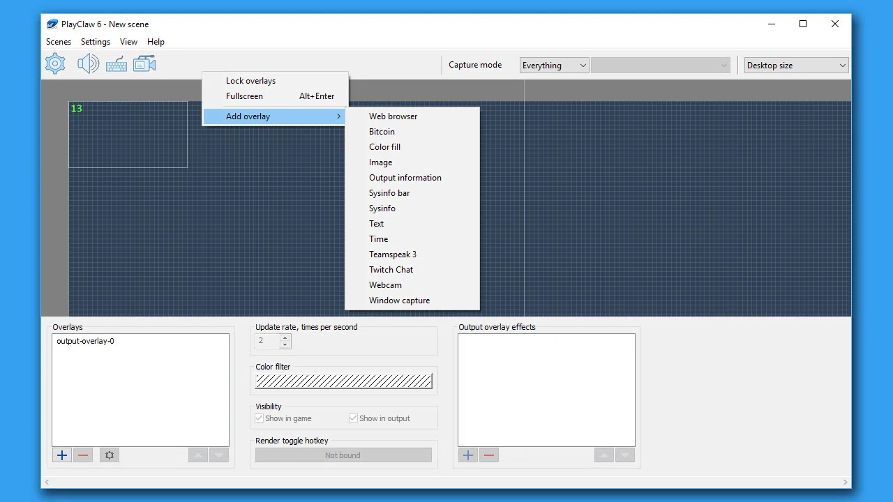 PlayClaw :: Overlays, Game Recording & Streaming Screenshot 2
