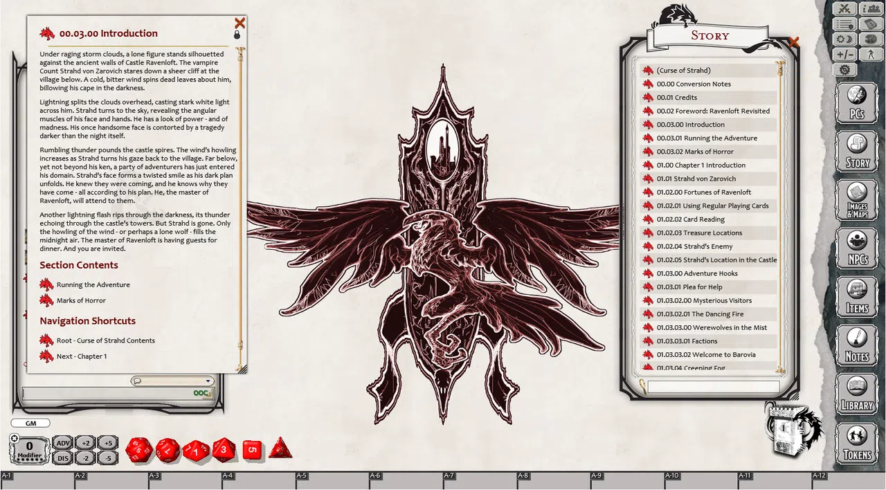 Fantasy Grounds - D&D Curse of Strahd Screenshot 4