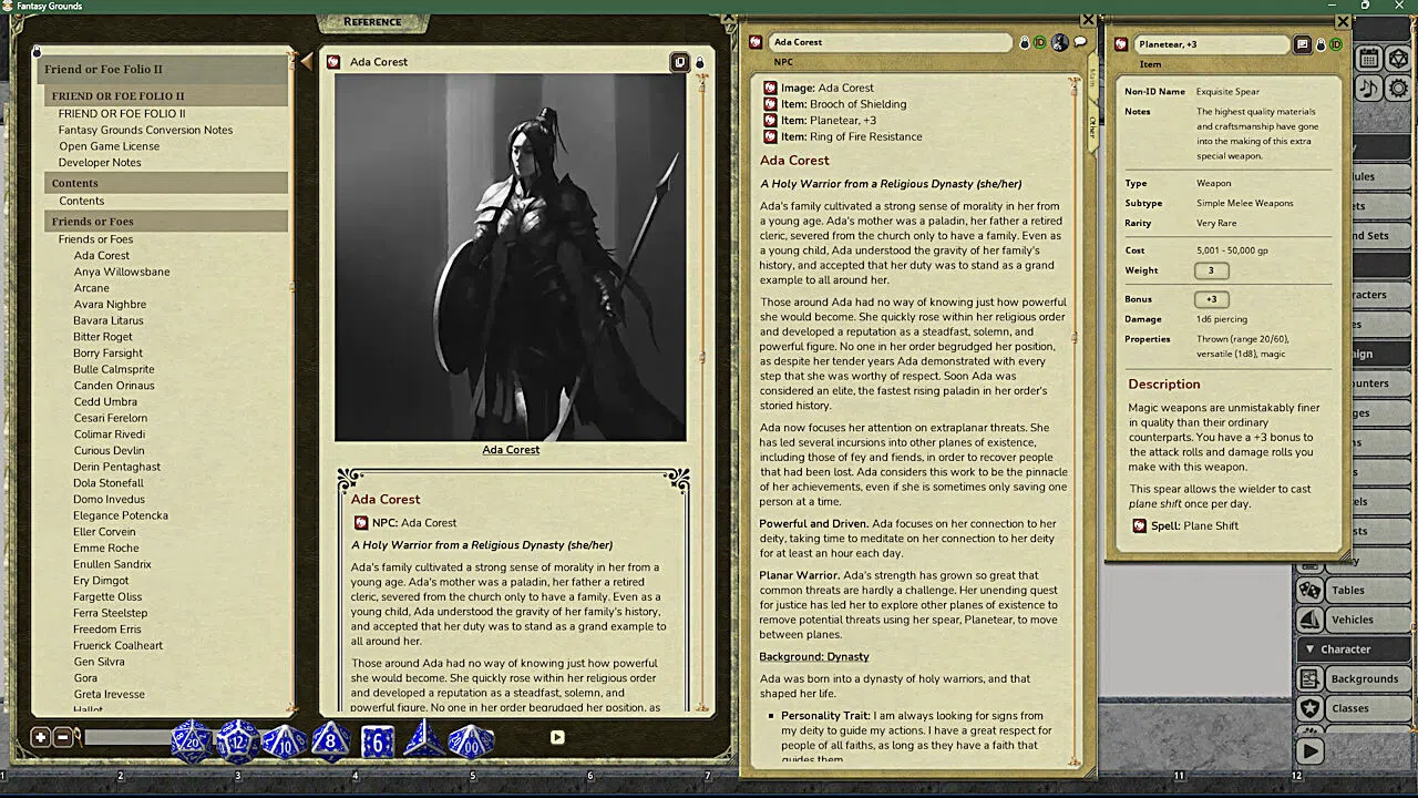 Fantasy Grounds - Friend or Foe Folio 2 (5E) Screenshot 3