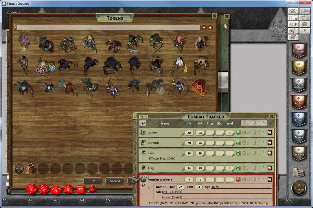 Fantasy Grounds - Top-down Tokens - Heroic 4 Screenshot 1