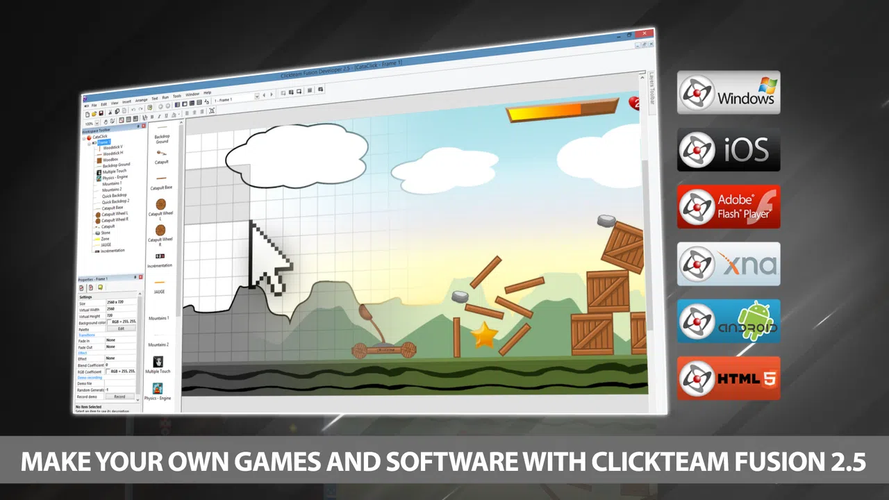 Flash Exporter for Clickteam Fusion 2.5 Screenshot 0