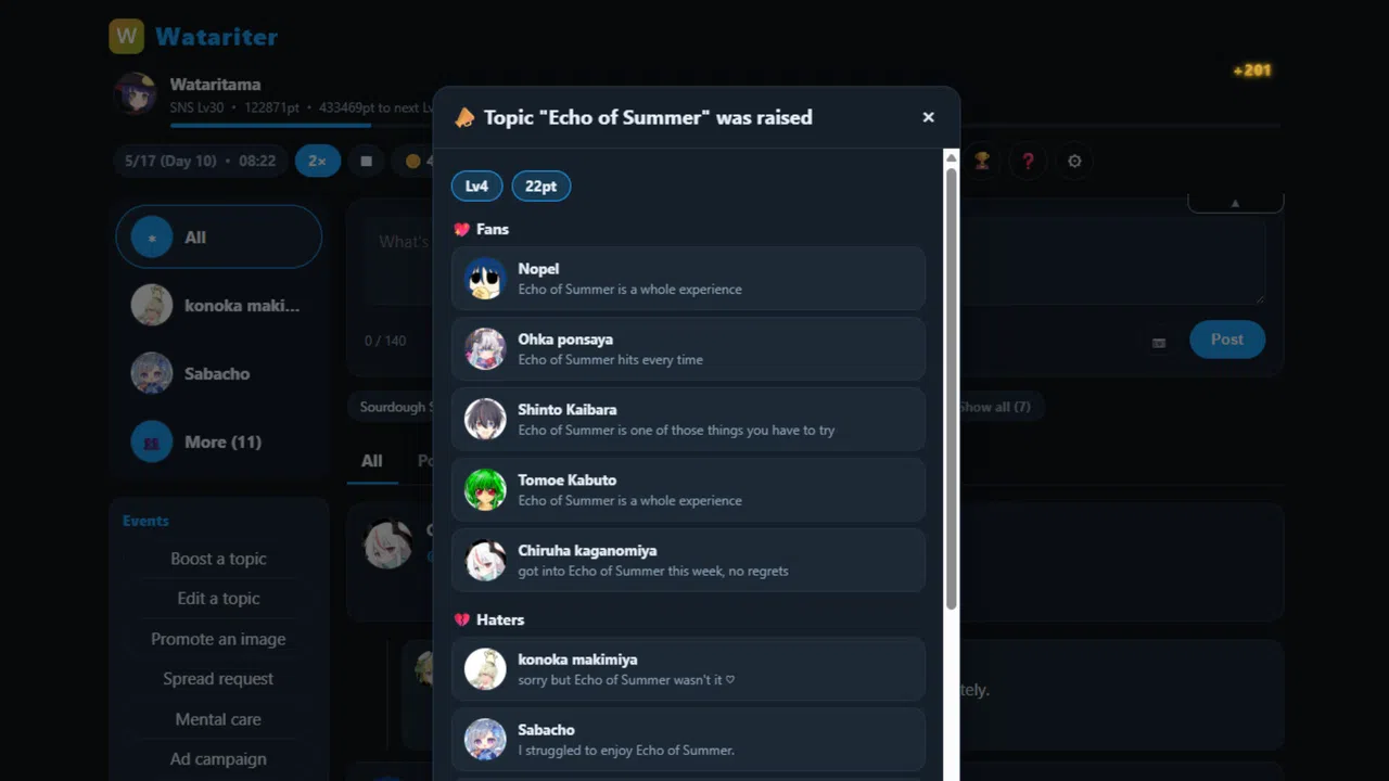 TimelineTown Screenshot 2