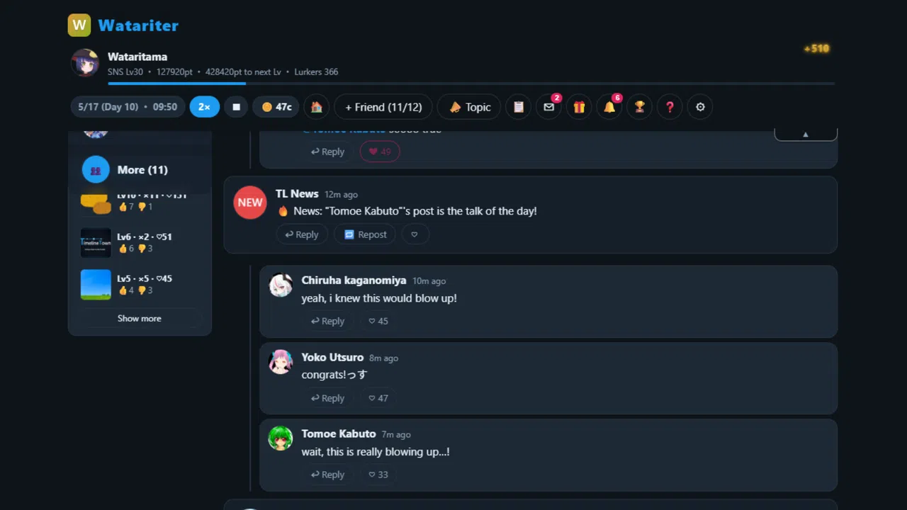 TimelineTown Screenshot 3