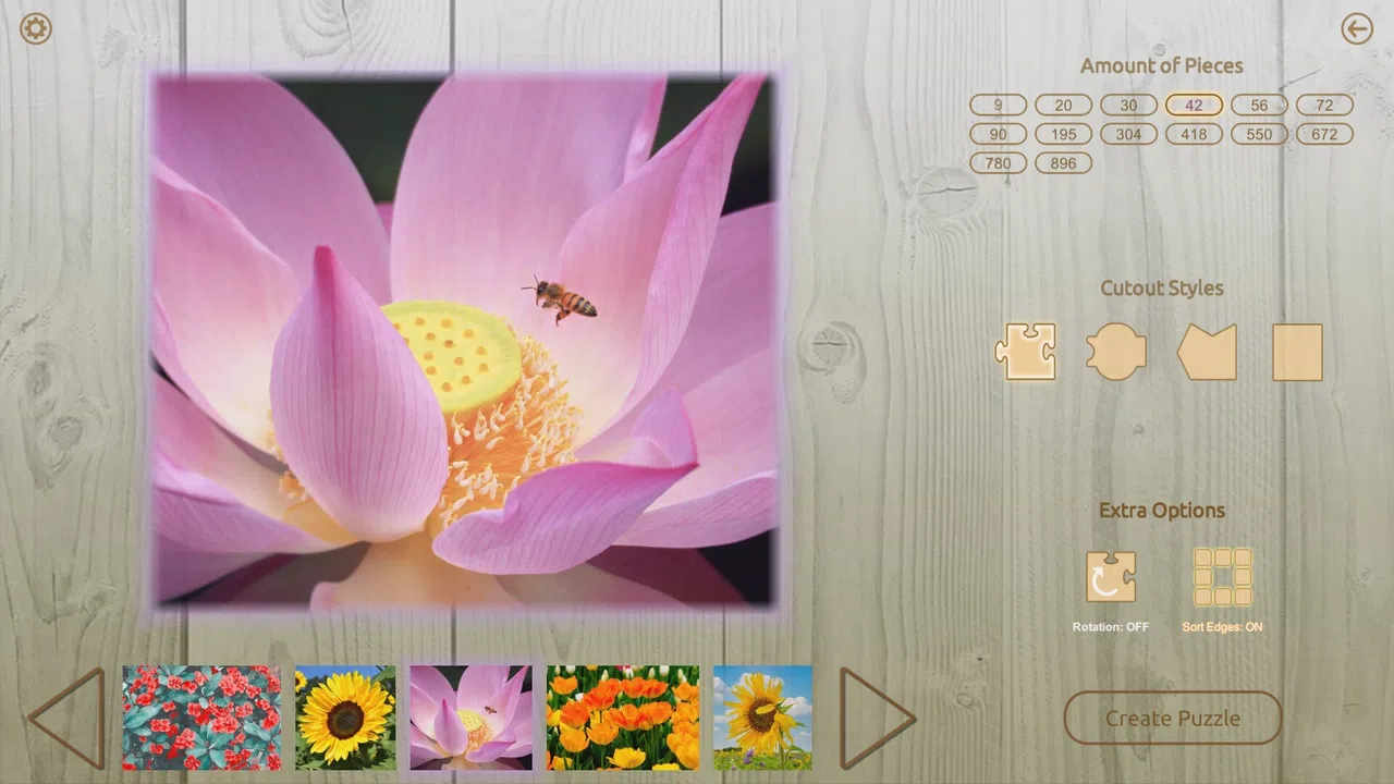 House of Jigsaw: Beautiful Flowers Screenshot 0
