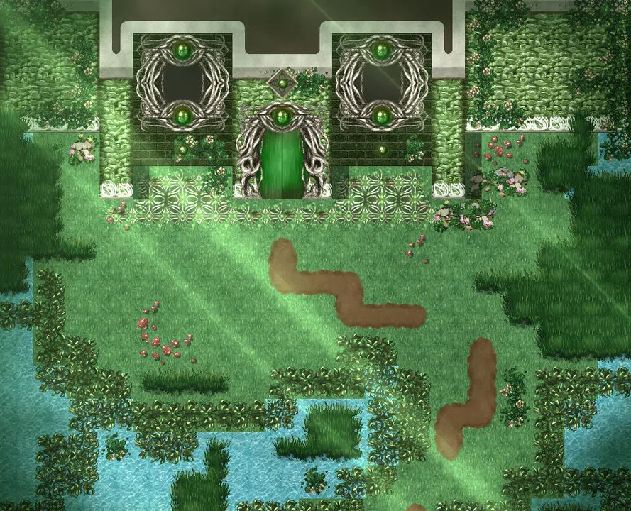 RPG Maker MV - KR Elemental Dungeon Tileset - Celestial Flora Ice Time Screenshot 8