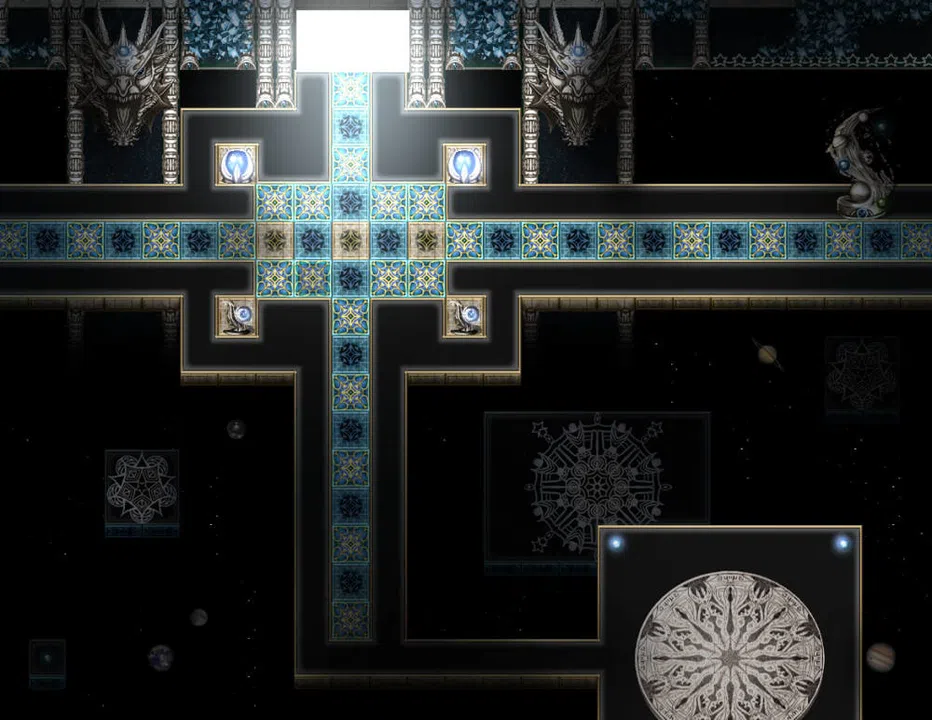 RPG Maker MV - KR Elemental Dungeon Tileset - Celestial Flora Ice Time Screenshot 1