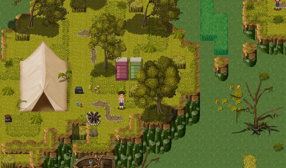 RPG Maker MV - Country Woods Add-on Forest Lake Screenshot 5