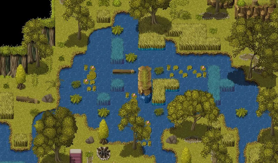 RPG Maker MV - Country Woods Add-on Forest Lake Screenshot 9
