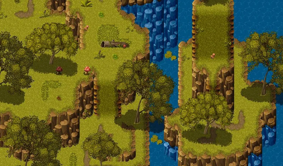 RPG Maker MV - Country Woods Add-on Forest Lake Screenshot 0