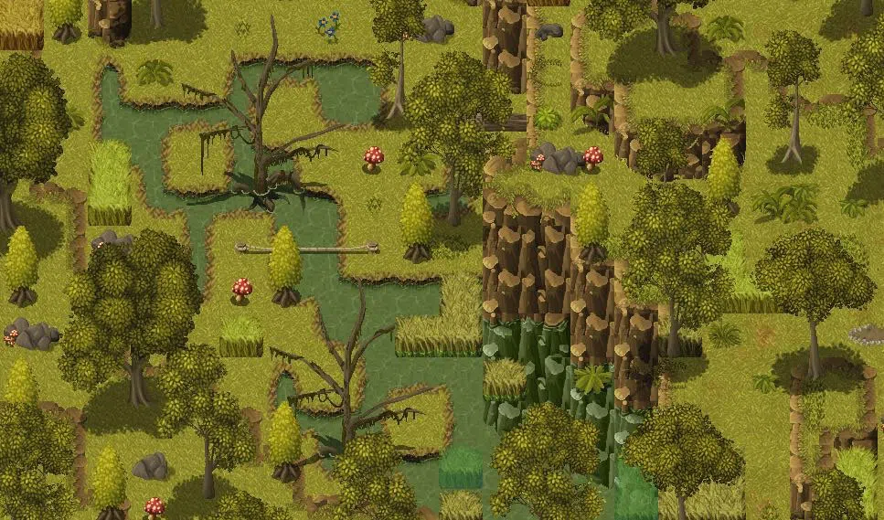 RPG Maker MV - Country Woods Add-on Forest Lake Screenshot 8