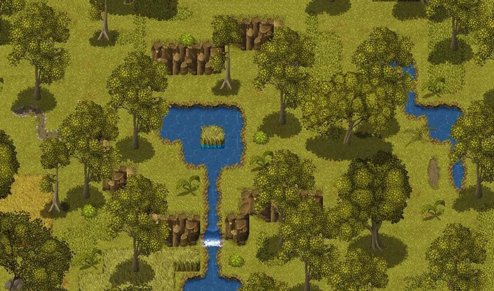 RPG Maker MV - Country Woods Add-on Forest Lake Screenshot 10