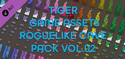 TIGER GAME ASSETS ROGUELIKE CAVE PACK VOL.02