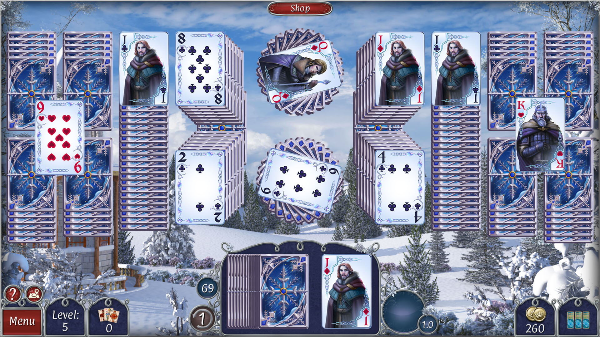 Jewel Match Solitaire Winterscapes 3 - Collector's Edition Screenshot 2