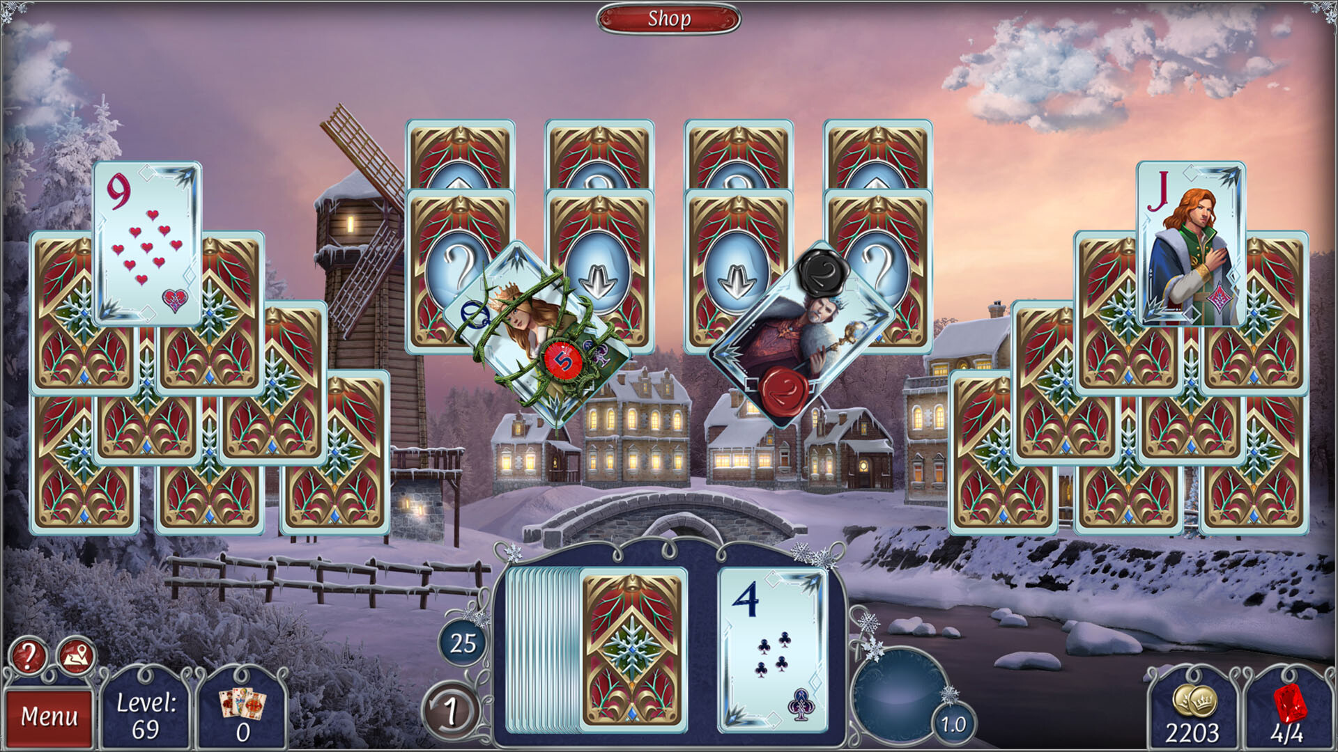 Jewel Match Solitaire Winterscapes 3 - Collector's Edition Screenshot 9