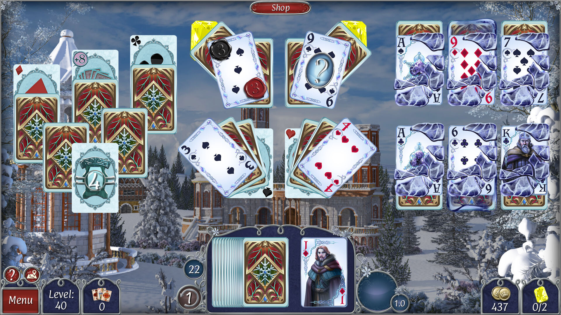 Jewel Match Solitaire Winterscapes 3 - Collector's Edition Screenshot 0