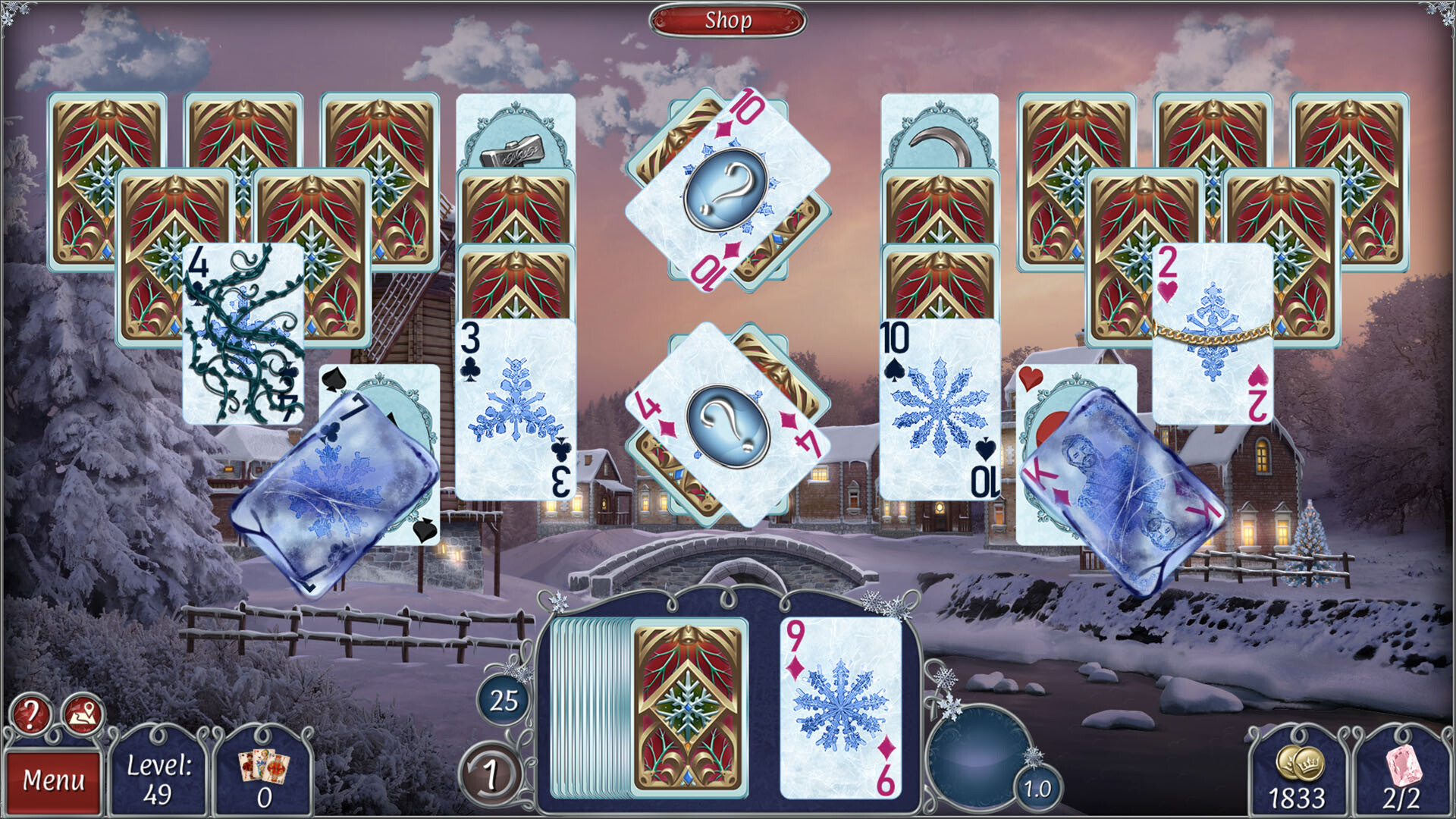 Jewel Match Solitaire Winterscapes 3 - Collector's Edition Screenshot 7