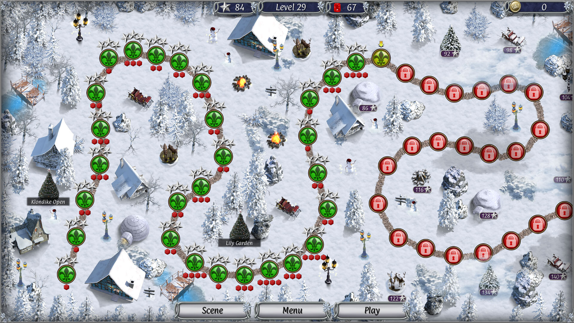 Jewel Match Solitaire Winterscapes 3 - Collector's Edition Screenshot 6