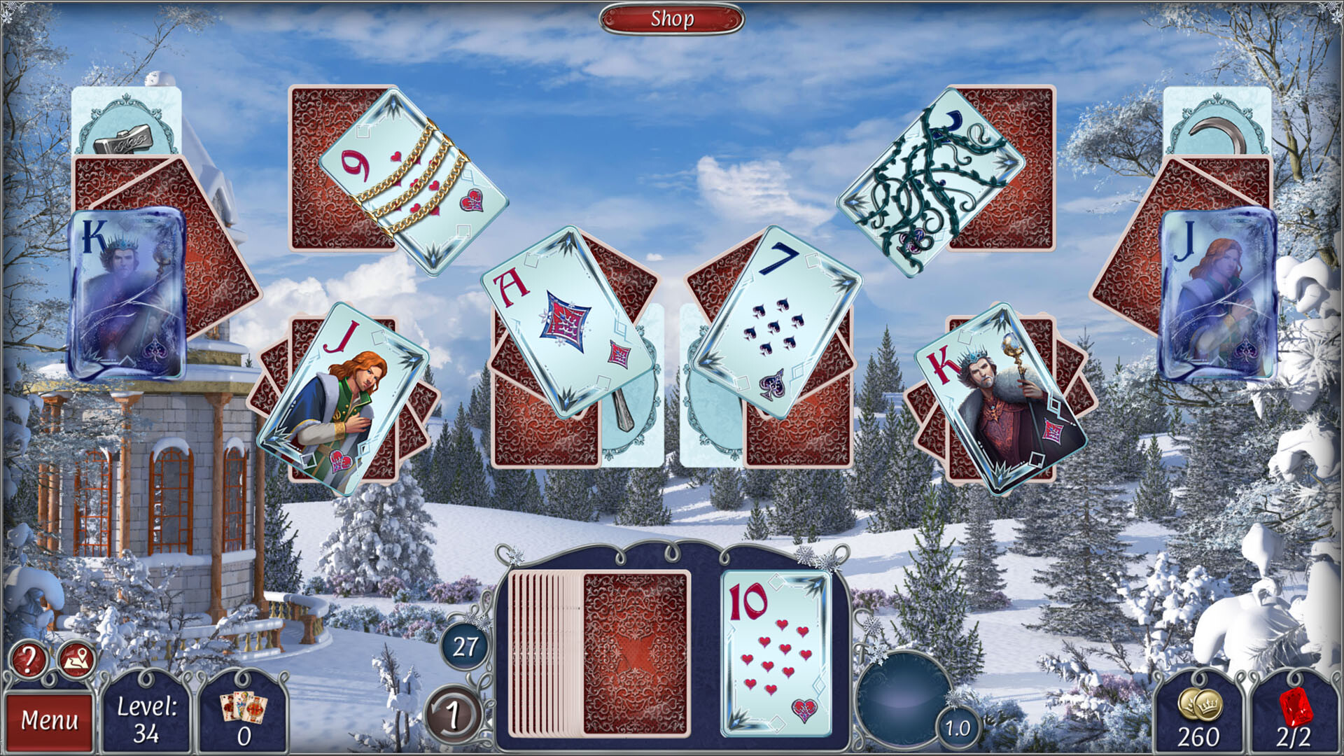 Jewel Match Solitaire Winterscapes 3 - Collector's Edition Screenshot 5