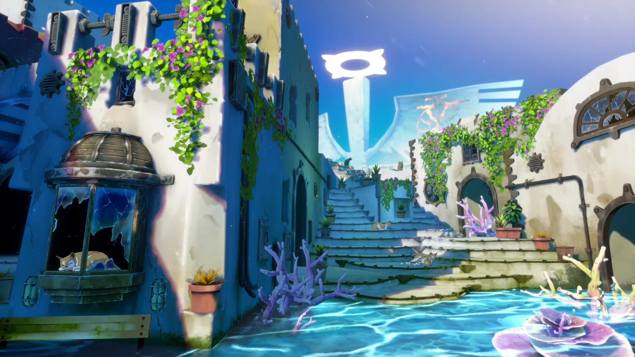 GGST Additional Battle Stage 5 - Fallen Prayer, Engulfed Lives Screenshot 5