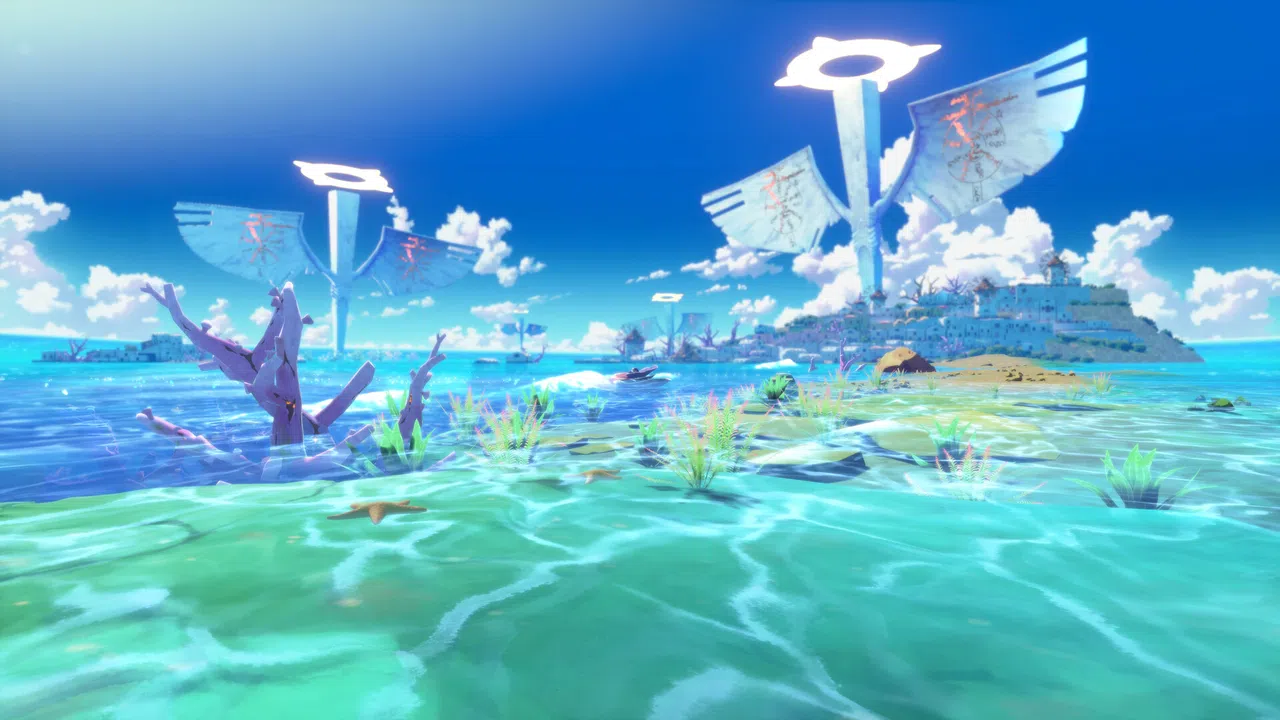 GGST Additional Battle Stage 5 - Fallen Prayer, Engulfed Lives Screenshot 3