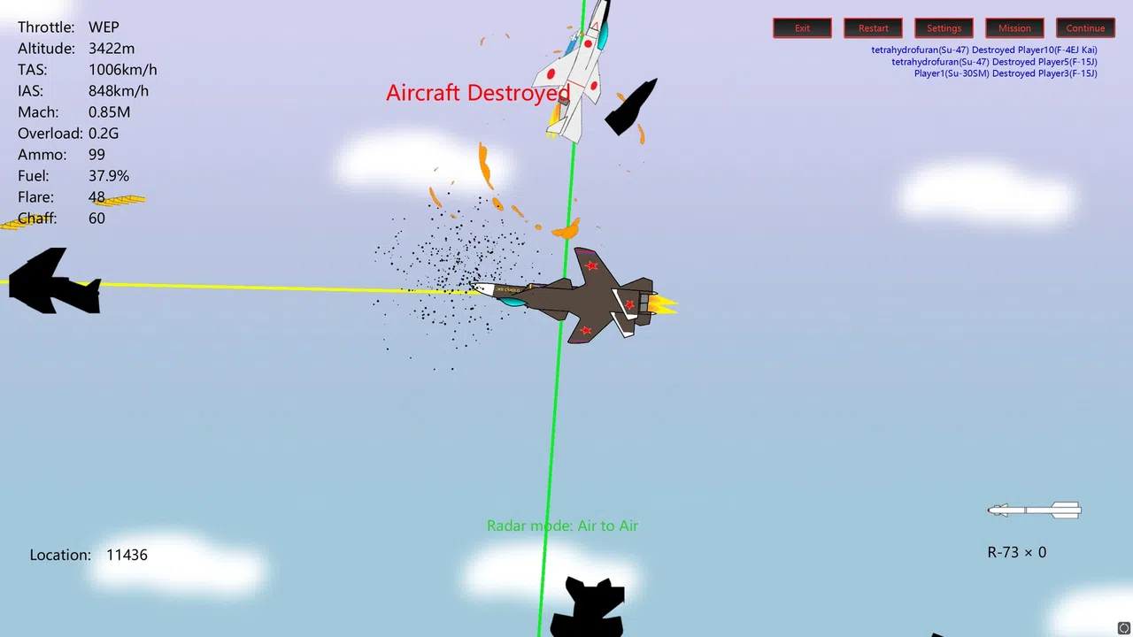 2D Dogfight - Secret Project Screenshot 2