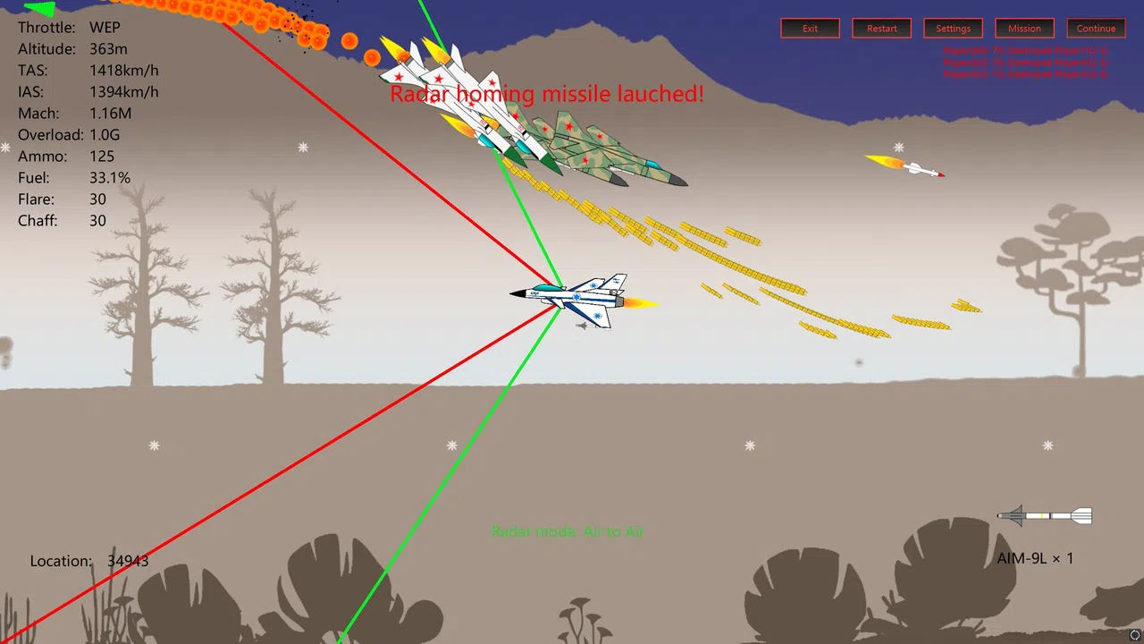 2D Dogfight - Secret Project Screenshot 1