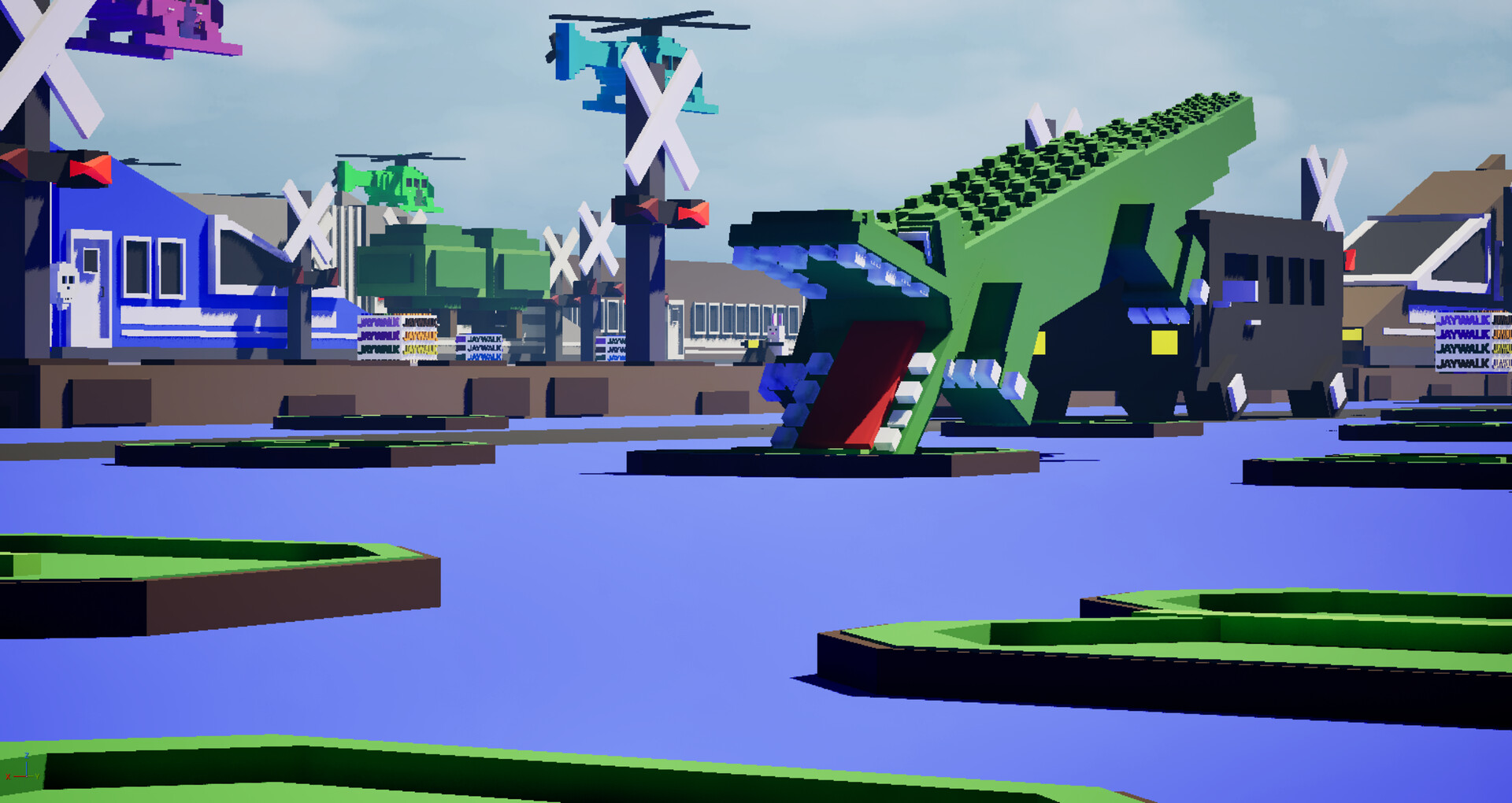 JAYWALK: An Endless Arcade Hopper Game Screenshot 1