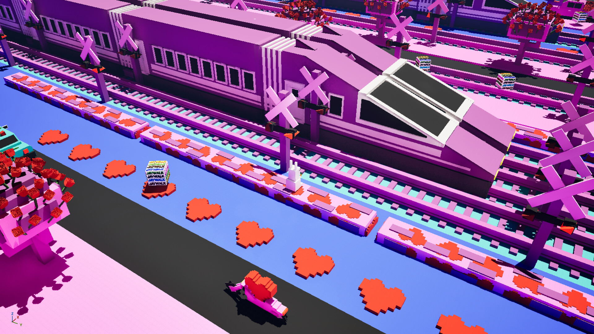 JAYWALK: An Endless Arcade Hopper Game Screenshot 2