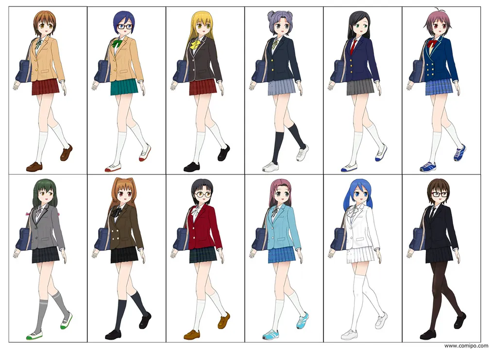 ComiPo!: Blazer & Gakuran Screenshot 0