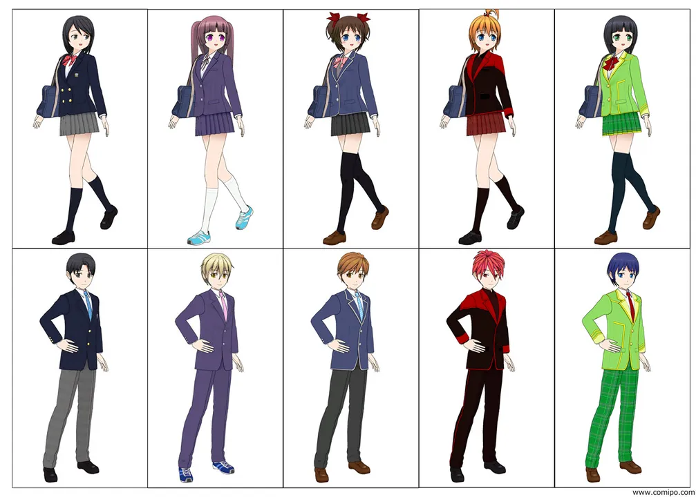 ComiPo!: Blazer & Gakuran Screenshot 3