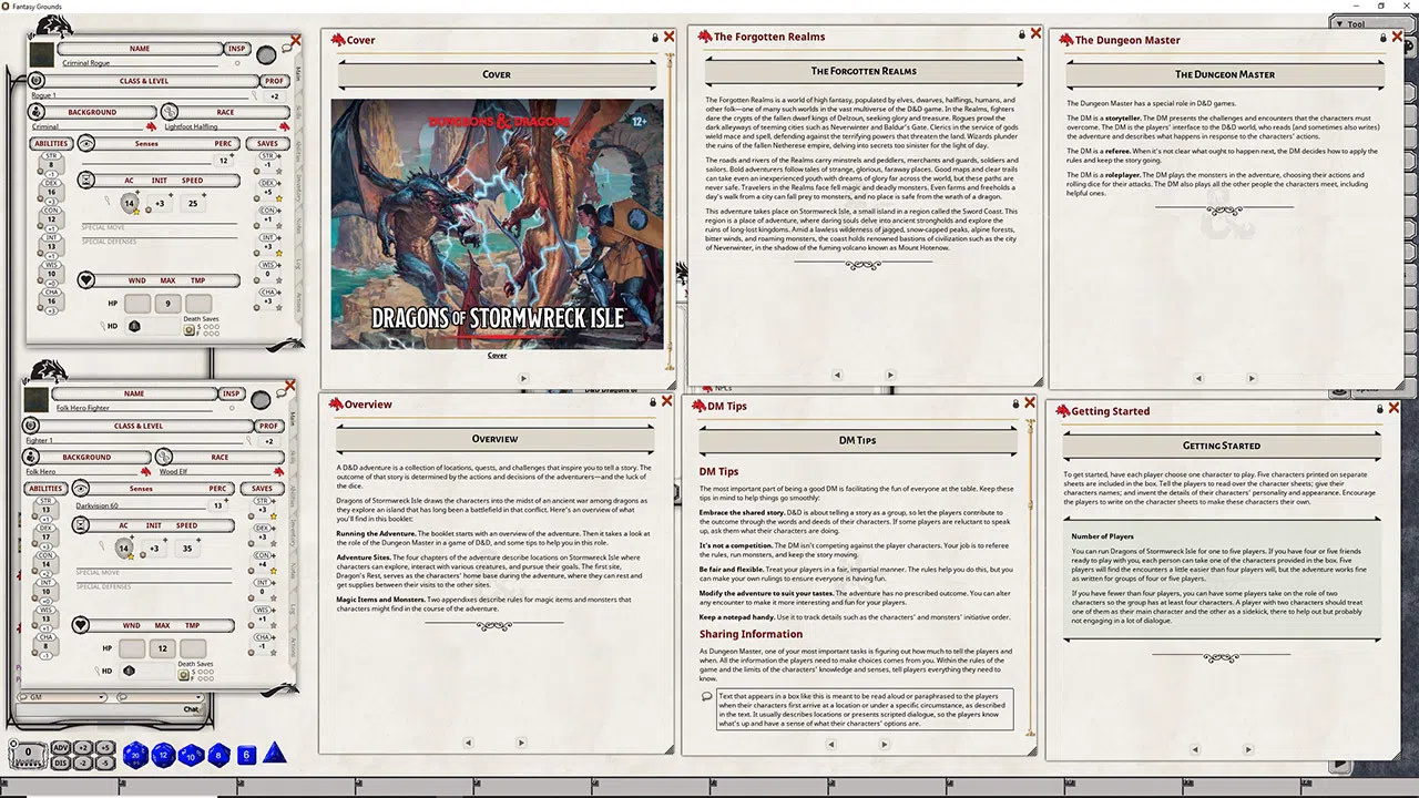 Fantasy Grounds - D&D Starter Set: Dragons of Stormwreck Isle Screenshot 4