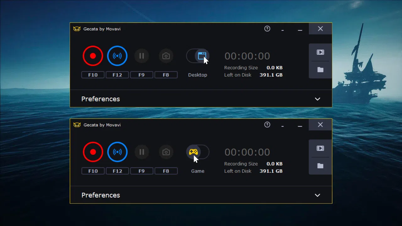 Gecata by Movavi 6 – Streaming and Game Recording Software Screenshot 3