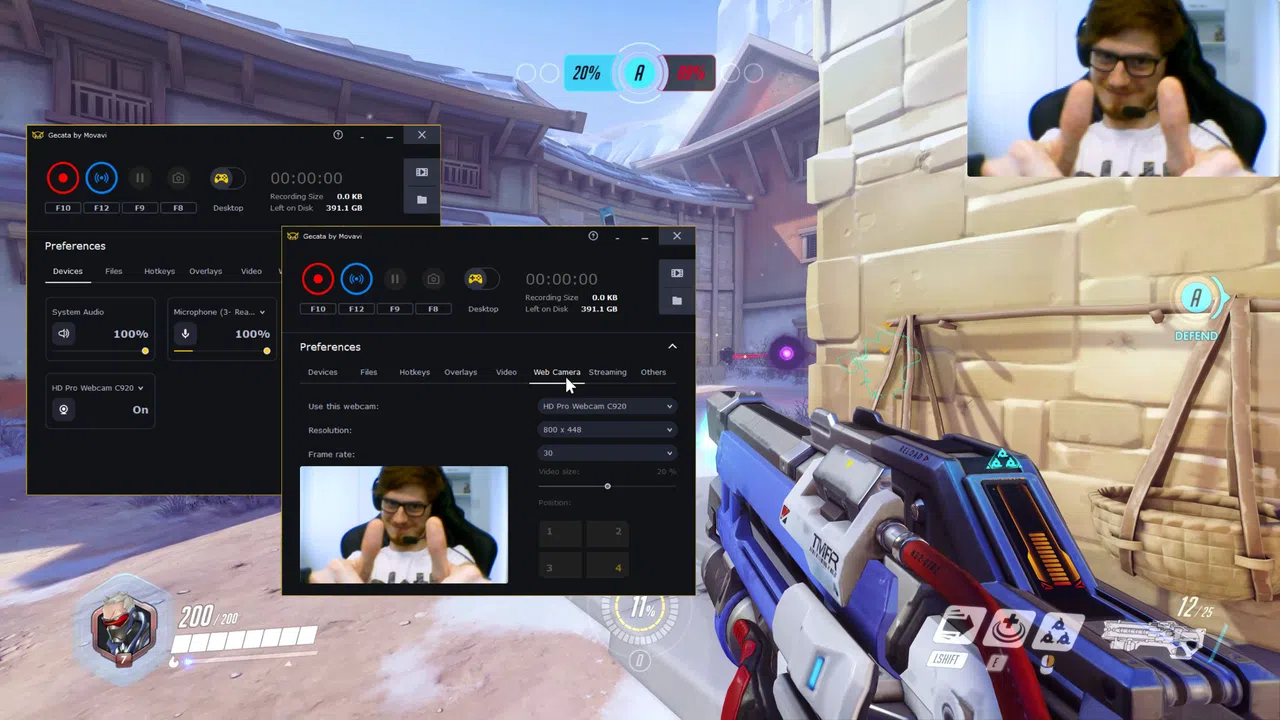Gecata by Movavi 6 – Streaming and Game Recording Software Screenshot 4