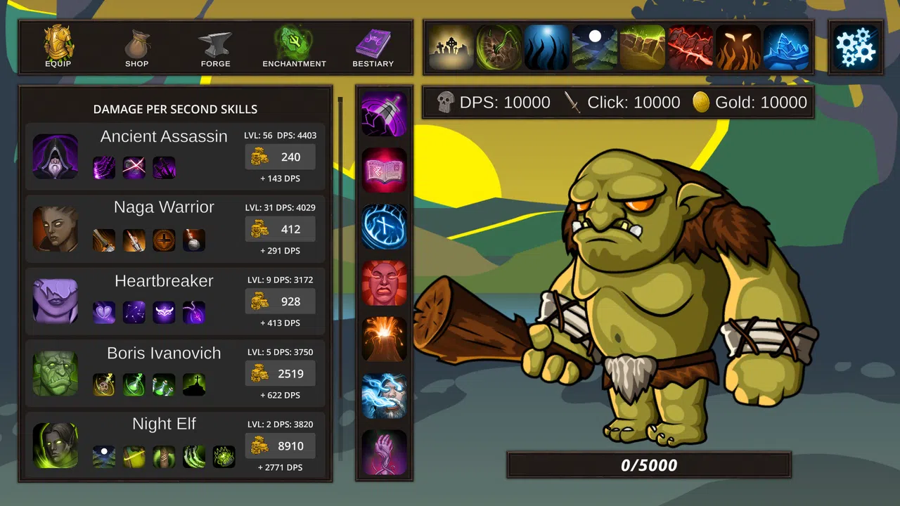 Spellario - Fantasy Clicker Screenshot 0