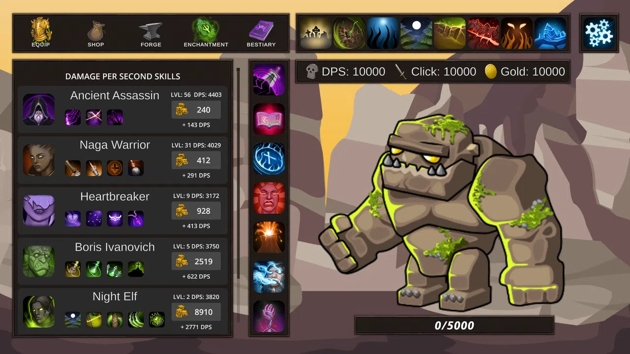 Spellario - Fantasy Clicker Screenshot 5