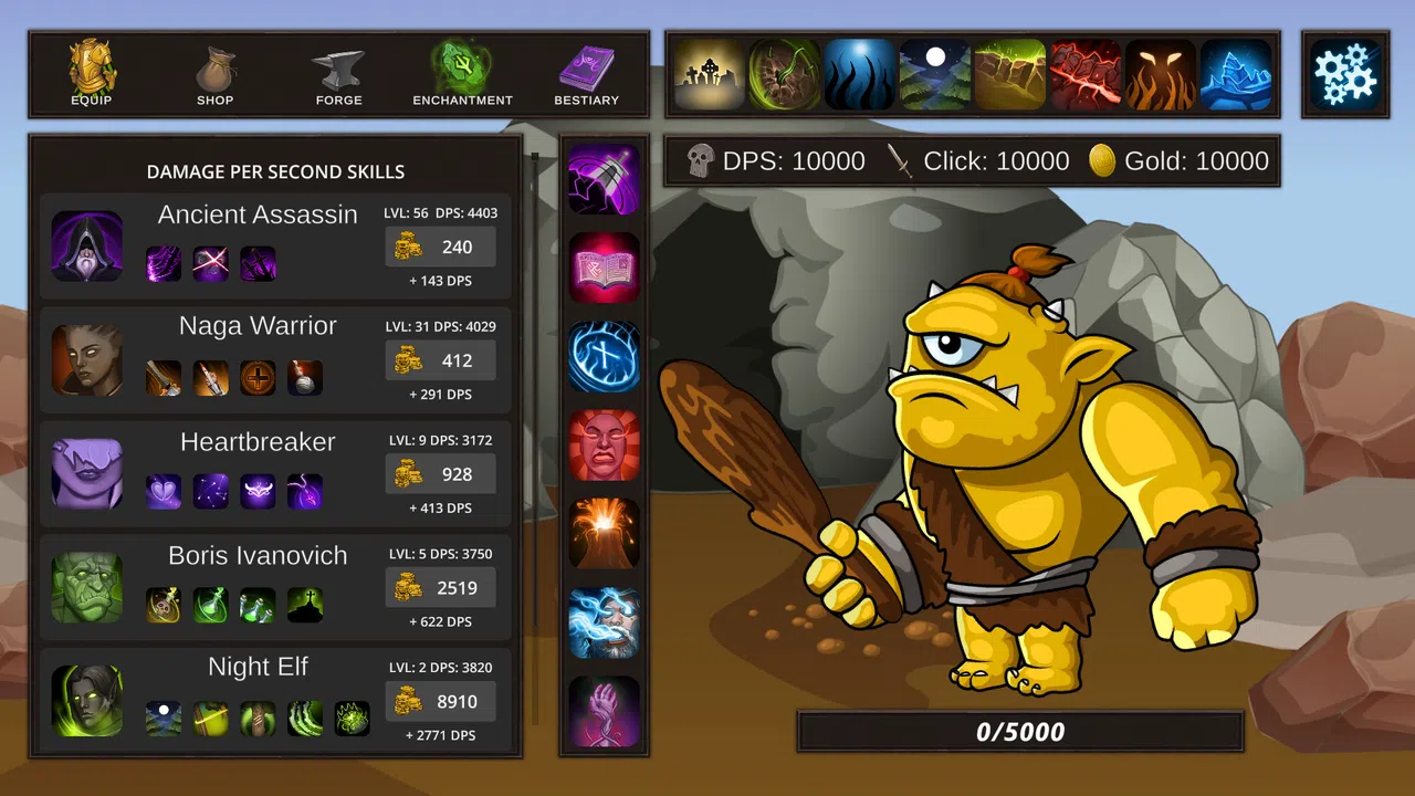 Spellario - Fantasy Clicker Screenshot 4