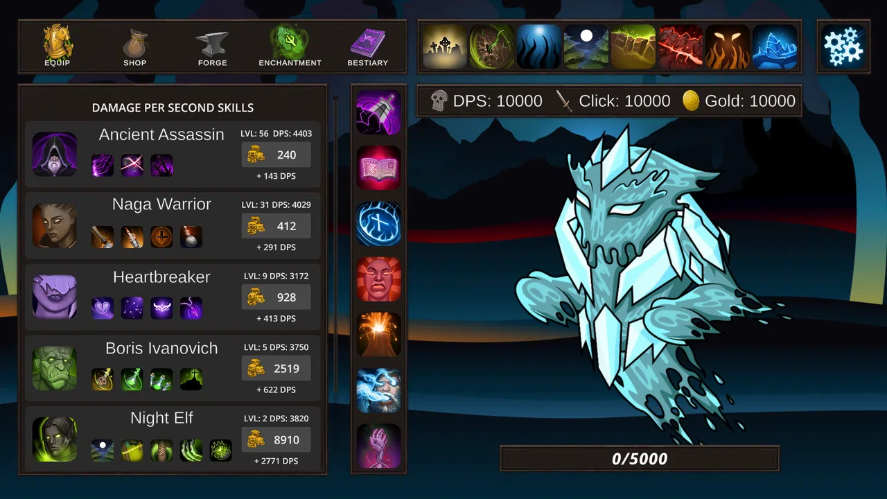 Spellario - Fantasy Clicker Screenshot 2