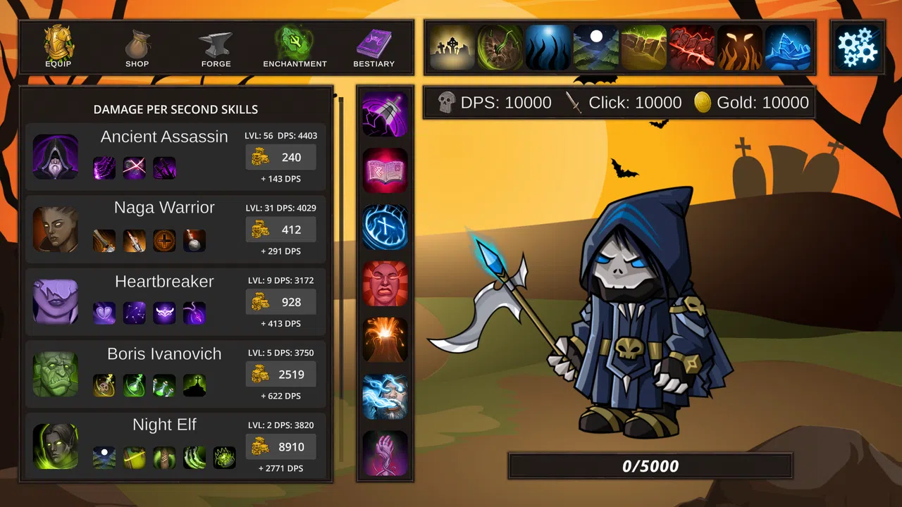 Spellario - Fantasy Clicker Screenshot 3