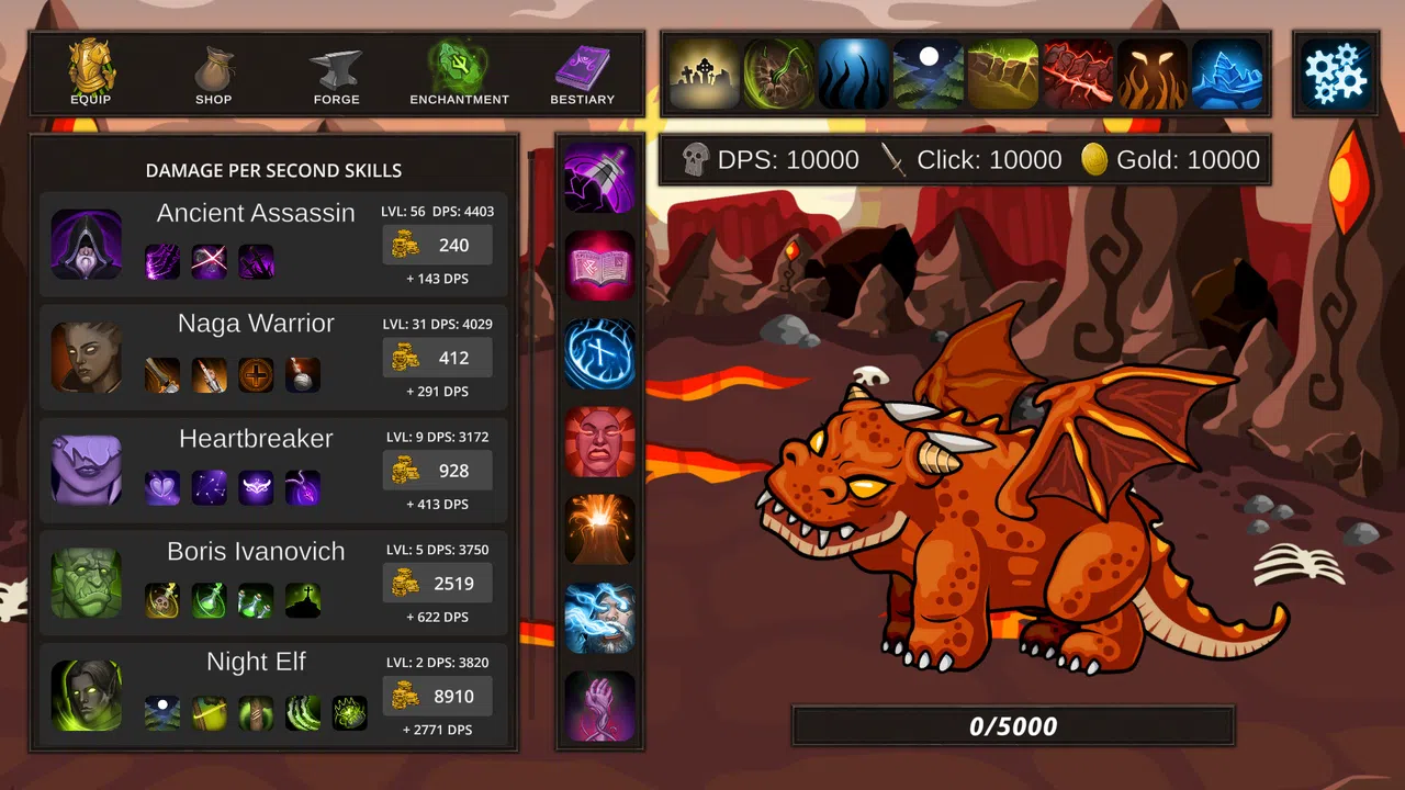Spellario - Fantasy Clicker Screenshot 1
