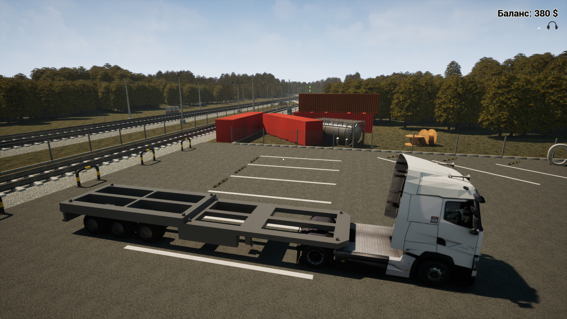 Container Terminal Simulator Screenshot 2