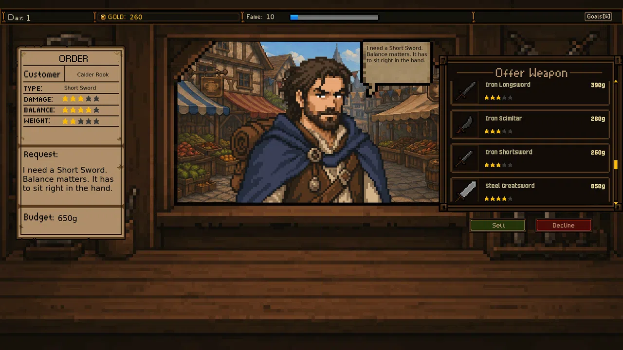 Swordsmith of Greyhaven Screenshot 0
